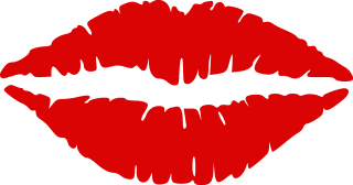 Sticker Kiss Lips